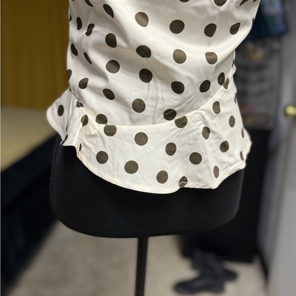 Commense Polka Dot Spaghetti Strap tie back Top - Picture 2 of 8